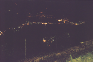 Lake Lugano by night